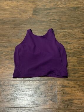 lululemon athletica Women's Plum Color Cropped Tank Size 4